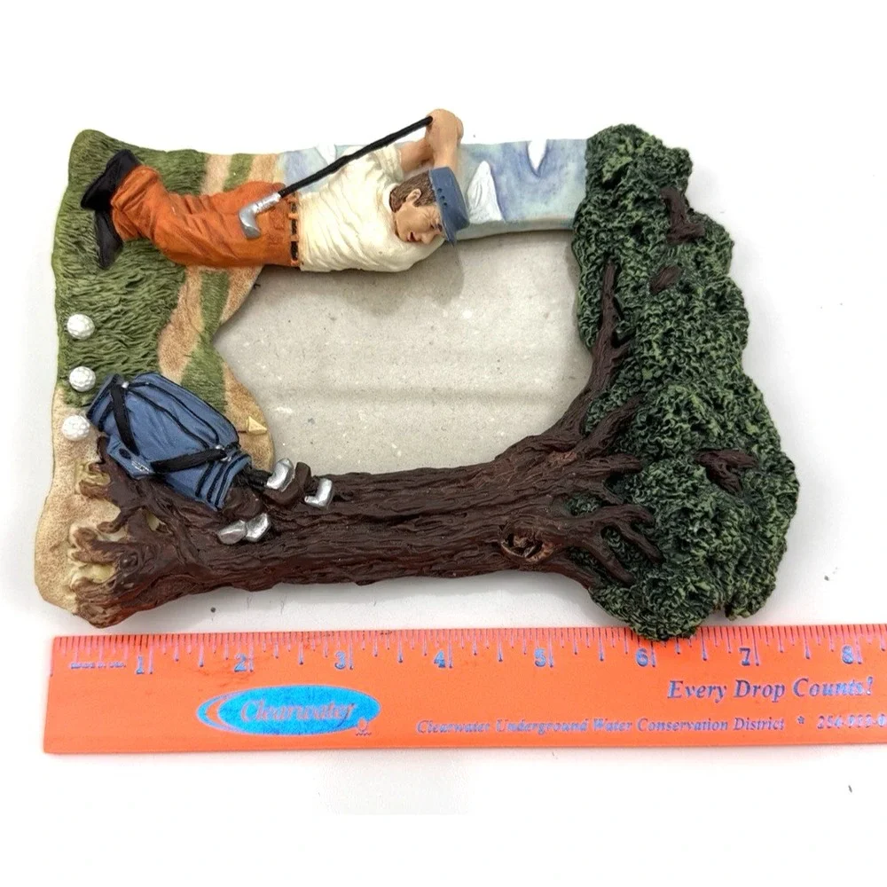 Golf Photo Frame for That Favorite Golfer Three-Dimensional for 3.5 x 5 Photo